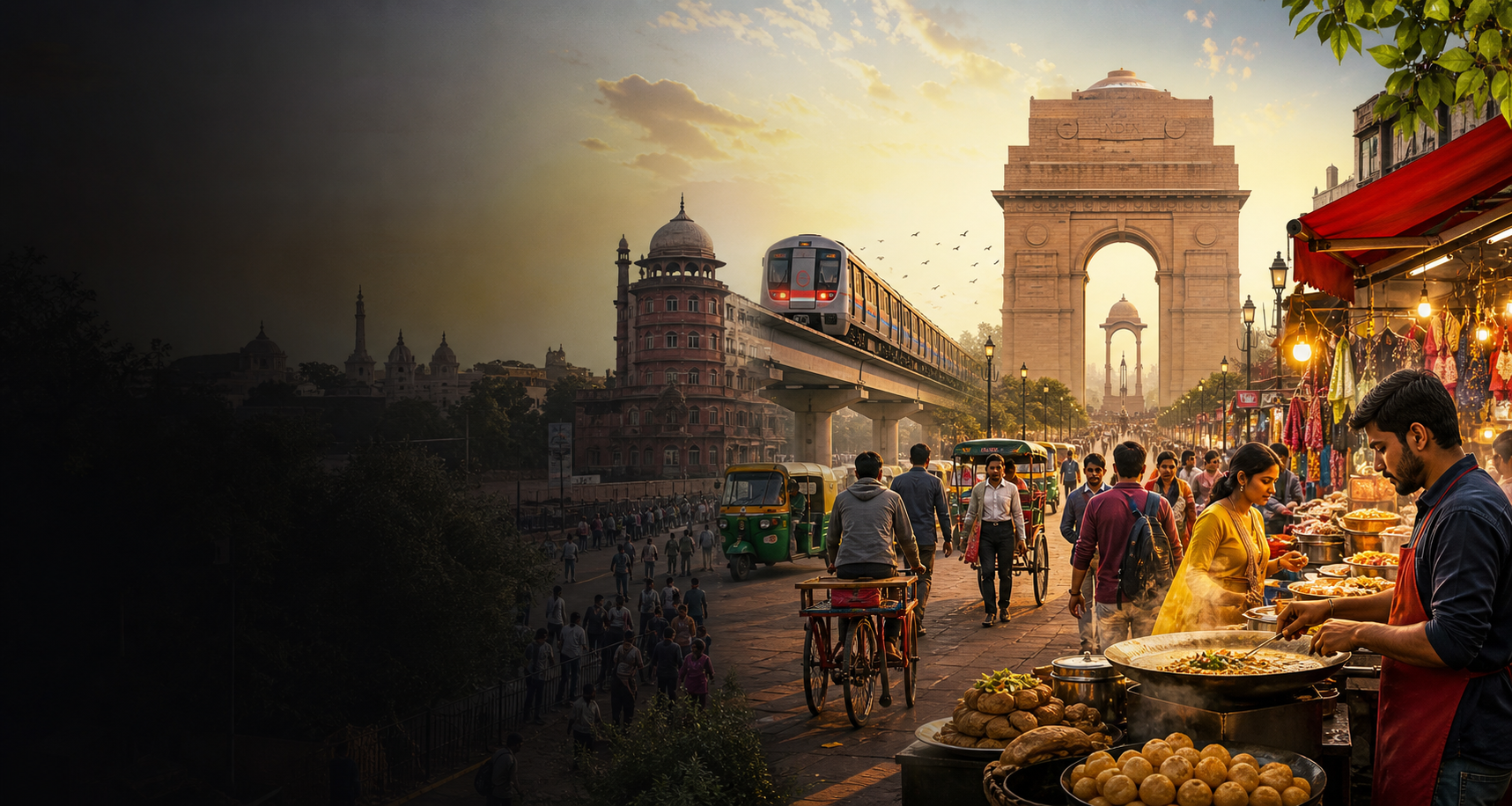Delhi Sunset